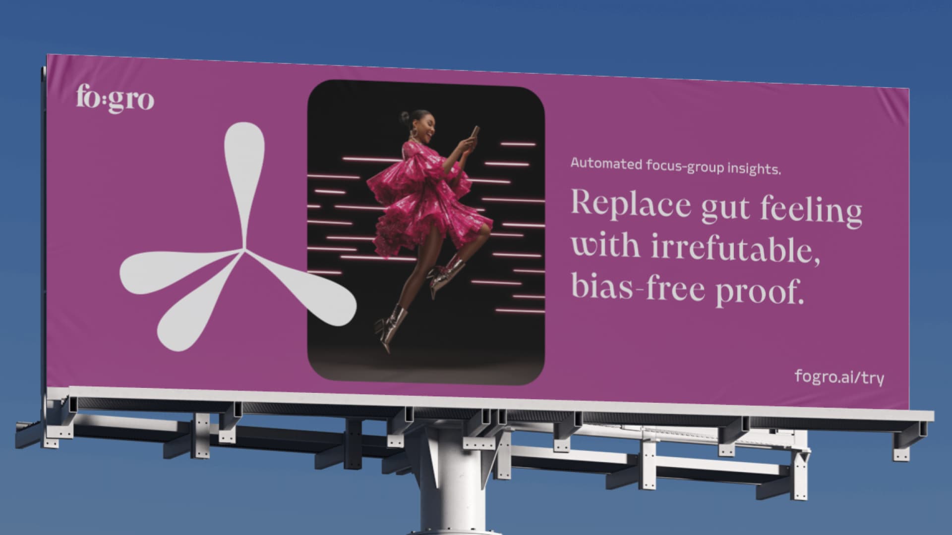 fo:gro billboard — magenta