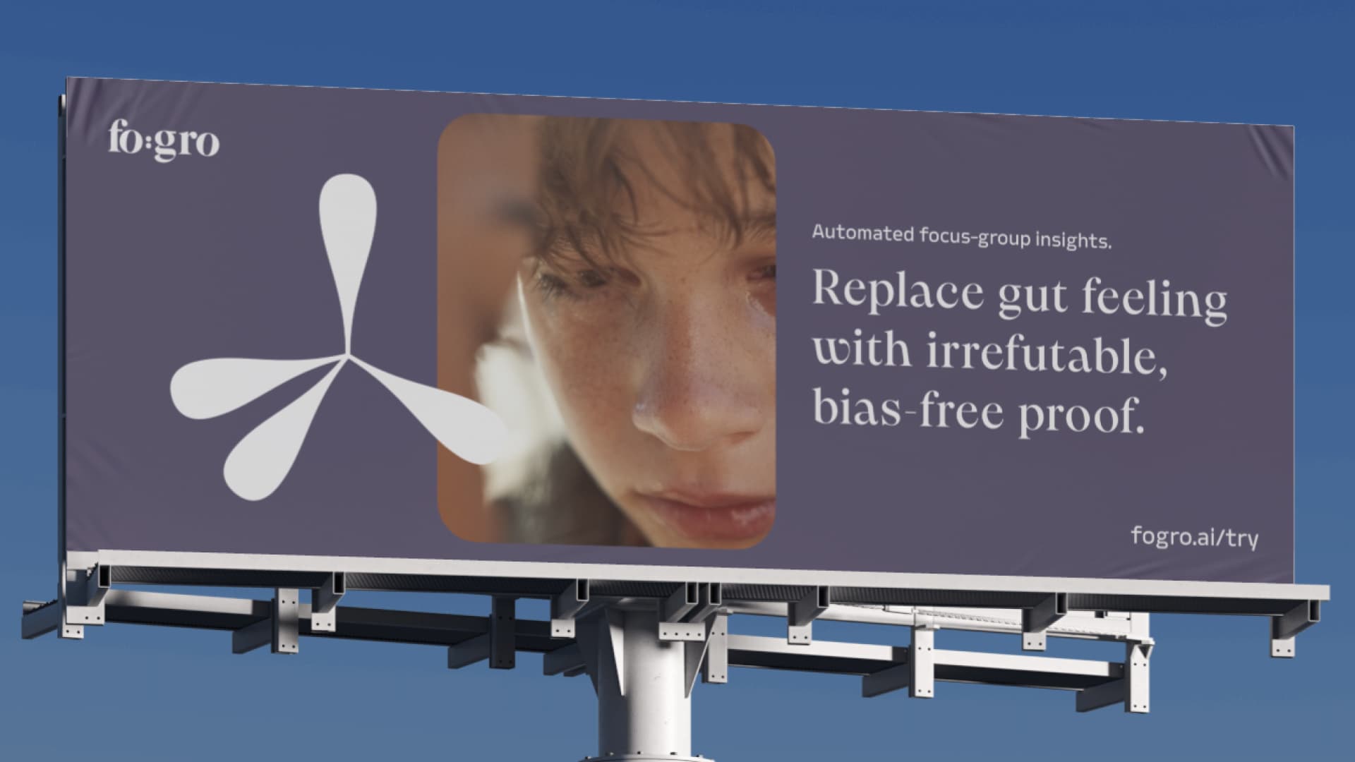 fo:gro billboard — slate purple